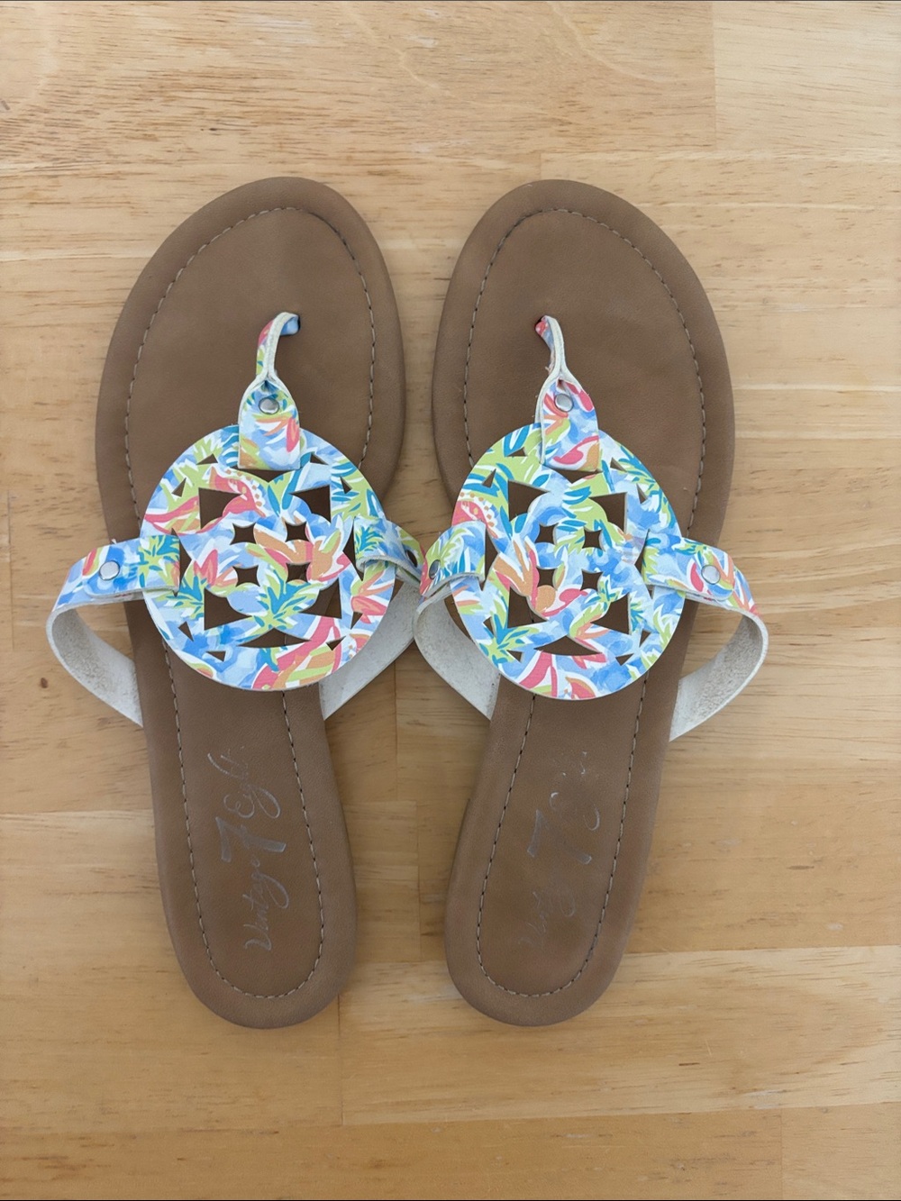 Colorful sandals